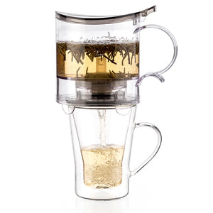 Bottom Dispensing Loose Leaf Tea Teapot