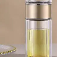 Double Wall Glass Tea Infuser Bottle