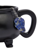 Load image into Gallery viewer, Crystal &amp; Gemstone Tea Infuser - Amethyst, Lapis Lazuli, Rose Quartz
