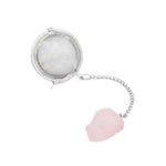 Load image into Gallery viewer, Crystal &amp; Gemstone Tea Infuser - Amethyst, Lapis Lazuli, Rose Quartz
