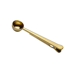 Tea Spoon Scoop w/ Clip