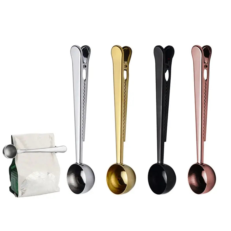 Tea Spoon Scoop w/ Clip