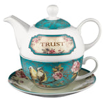 Load image into Gallery viewer, Trust in the Lord-Proverbs 3:5 Tea Set
