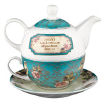 Load image into Gallery viewer, Trust in the Lord-Proverbs 3:5 Tea Set
